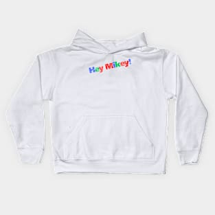 HEY MIKEY! | Funny Vintage Look 70s Life Nostalgia Kids Hoodie